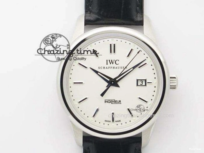 MIROTIME 0501 Mark XVIII IW327001 SS Mk Maker Best Edition Black Dial On Black Leather Strap A SunProtective 7299